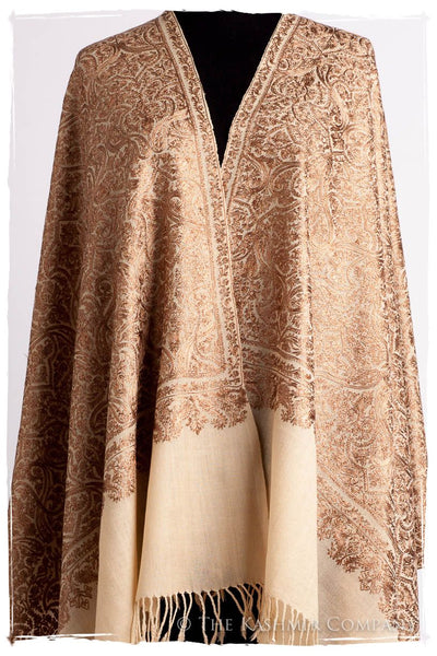 The Célébration Fabuleuse Gold Mughal Shawl