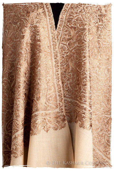 The Célébration Fabuleuse Gold Mughal Shawl