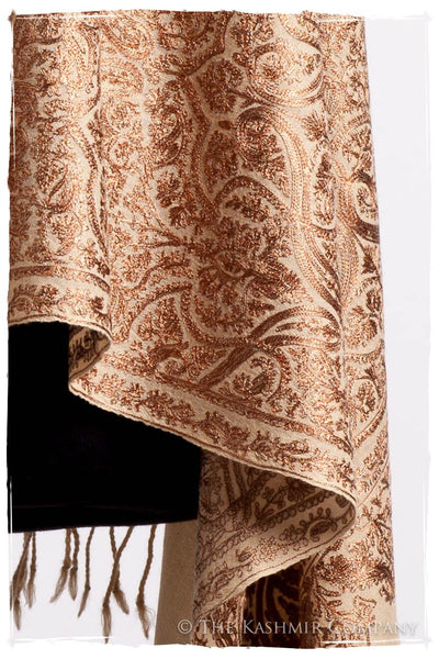 The Célébration Fabuleuse Gold Mughal Shawl