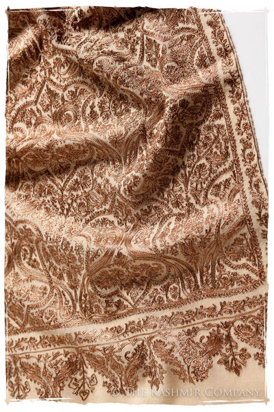 The Célébration Fabuleuse Gold Mughal Shawl