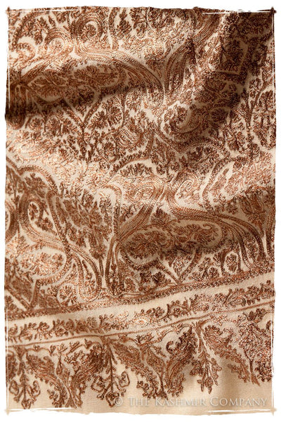 The Célébration Fabuleuse Gold Mughal Shawl