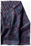 Violet Français Mughal Paisley Reversible Soft Cashmere Scarf/Shawl