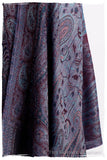 Violet Français Mughal Paisley Reversible Soft Cashmere Scarf/Shawl