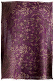 Orchidée Iris Mughal Paisley Reversible Soft Cashmere Scarf/Shawl