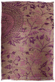 Orchidée Iris Mughal Paisley Reversible Soft Cashmere Scarf/Shawl
