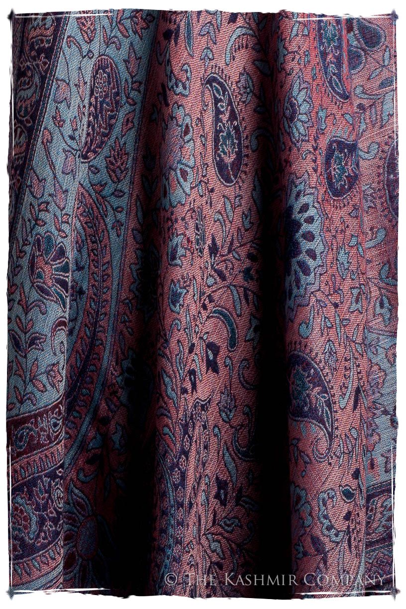 Étoile Saphir Mughal Paisley Reversible Soft Cashmere Scarf/Shawl