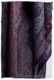 Étoile Saphir Mughal Paisley Reversible Soft Cashmere Scarf/Shawl