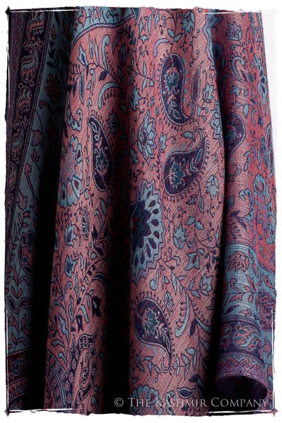 Étoile Saphir Mughal Paisley Reversible Soft Cashmere Scarf/Shawl