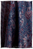 Étoile Saphir Mughal Paisley Reversible Soft Cashmere Scarf/Shawl