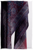 Étoile Saphir Mughal Paisley Reversible Soft Cashmere Scarf/Shawl
