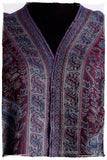 Étoile Saphir Mughal Paisley Reversible Soft Cashmere Scarf/Shawl