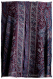 Étoile Saphir Mughal Paisley Reversible Soft Cashmere Scarf/Shawl