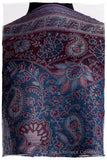 Étoile Saphir Mughal Paisley Reversible Soft Cashmere Scarf/Shawl