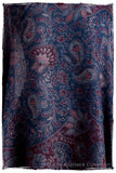 Étoile Saphir Mughal Paisley Reversible Soft Cashmere Scarf/Shawl