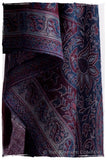 Étoile Saphir Mughal Paisley Reversible Soft Cashmere Scarf/Shawl