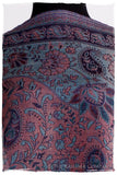Étoile Saphir Mughal Paisley Reversible Soft Cashmere Scarf/Shawl
