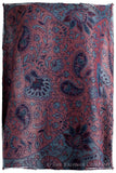 Étoile Saphir Mughal Paisley Reversible Soft Cashmere Scarf/Shawl