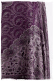 Impérial Purple Mughal Paisley Reversible Soft Cashmere Scarf/Shawl
