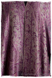 Brume d'orchidée Mughal Paisley Reversible Soft Cashmere Scarf/Shawl