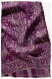 Brume d'orchidée Mughal Paisley Reversible Soft Cashmere Scarf/Shawl