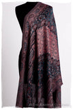 Crown Jewel Mughal Paisley Reversible Soft Cashmere Scarf/Shawl