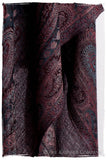 Crown Jewel Mughal Paisley Reversible Soft Cashmere Scarf/Shawl