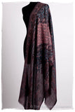 Crown Jewel Mughal Paisley Reversible Soft Cashmere Scarf/Shawl