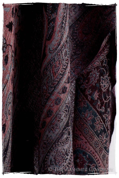 Crown Jewel Mughal Paisley Reversible Soft Cashmere Scarf/Shawl