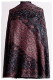 Crown Jewel Mughal Paisley Reversible Soft Cashmere Scarf/Shawl