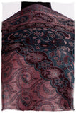 Crown Jewel Mughal Paisley Reversible Soft Cashmere Scarf/Shawl