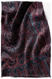 Crown Jewel Mughal Paisley Reversible Soft Cashmere Scarf/Shawl