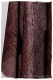 Bordeaux Mughal Paisley Reversible Soft Cashmere Scarf/Shawl