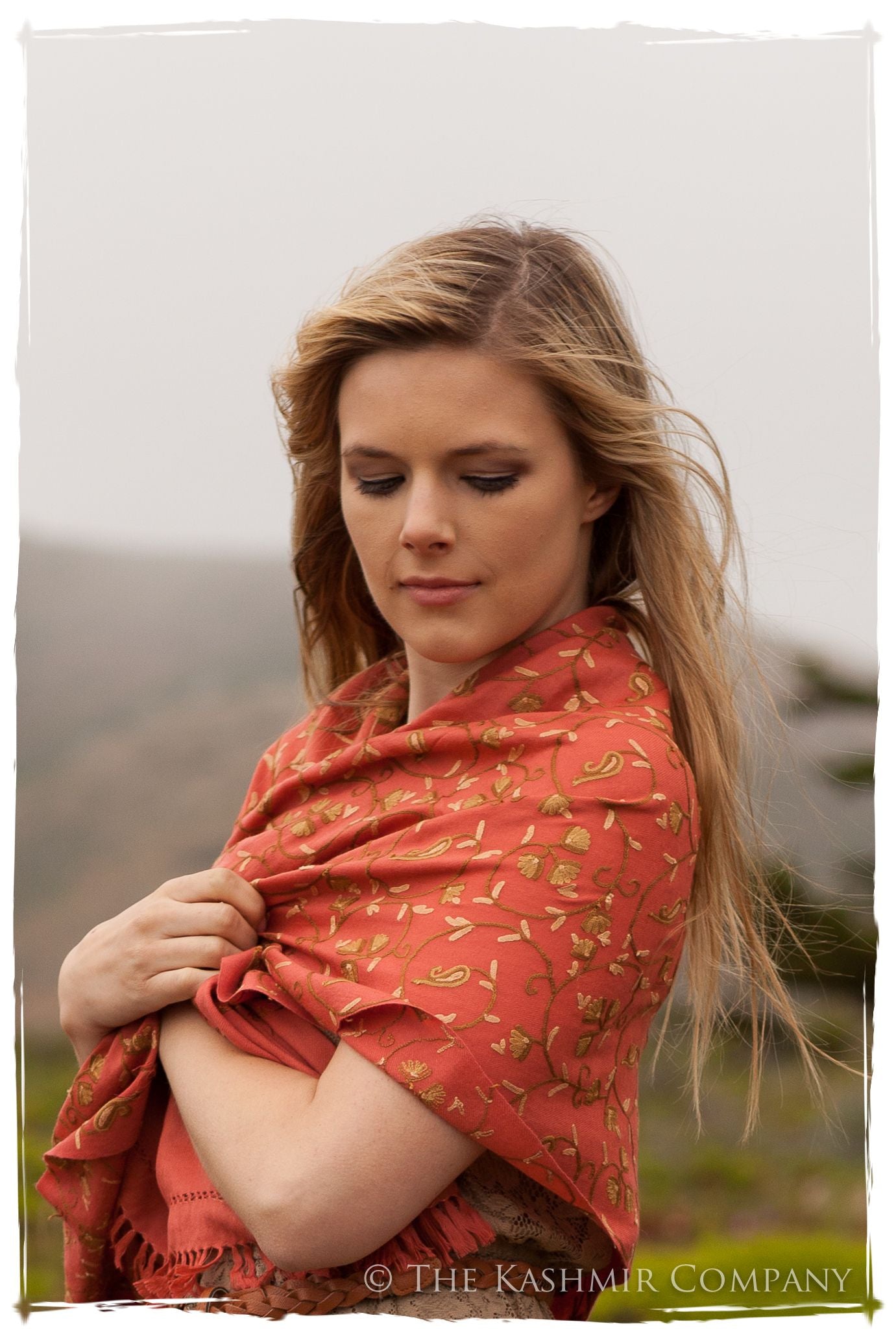 Rose de Porcelaine Secret Garden Shawl