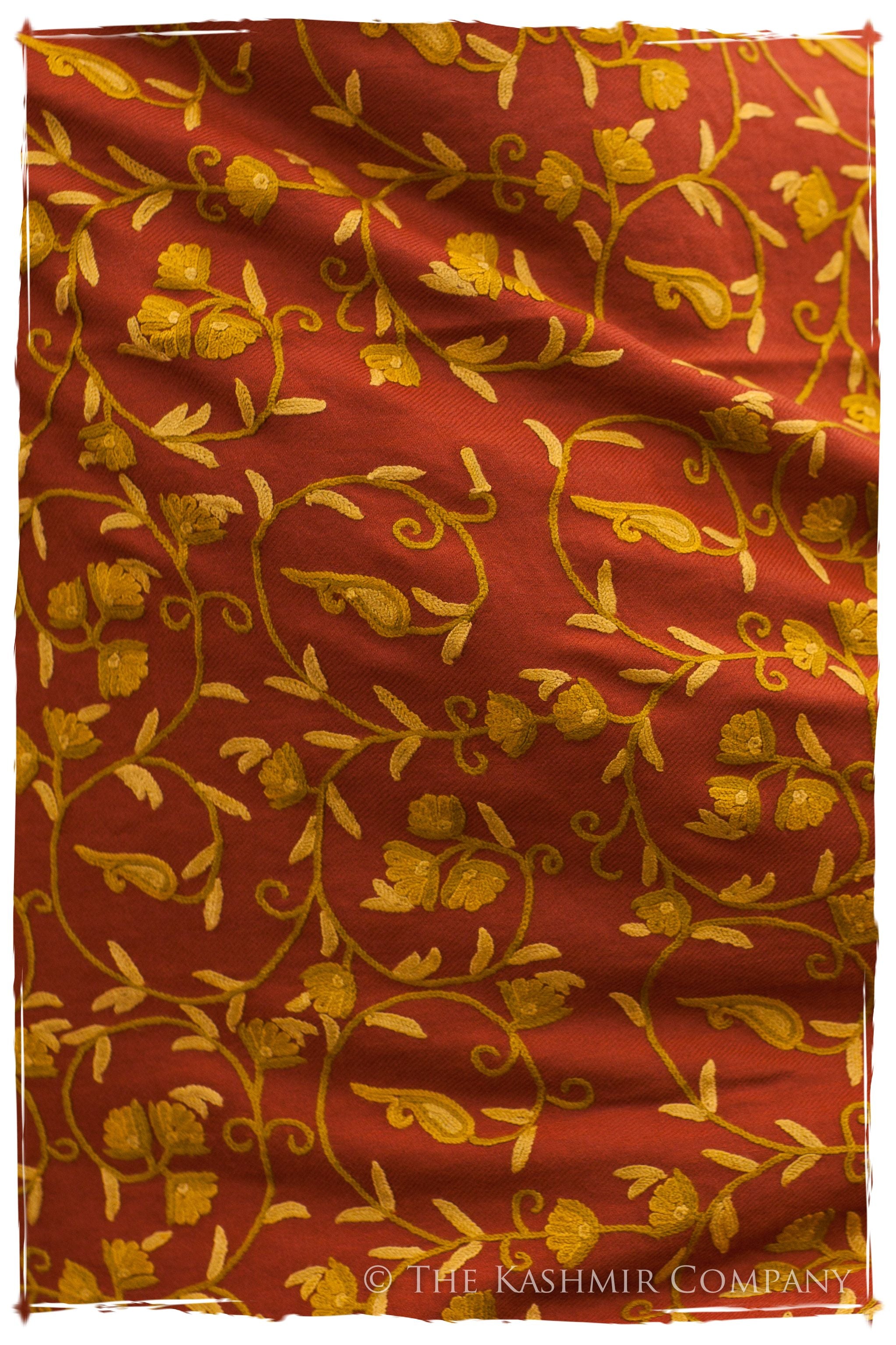 Sierra Rouge Brique Oro Secret Garden Shawl