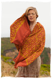 Sierra Rouge Brique Oro Secret Garden Shawl