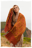 Sierra Rouge Brique Oro Secret Garden Shawl